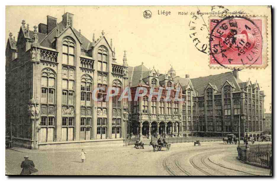 Liège — Hôtel du Gouvernement provincial — Éditeur Ern. Thill, Bruxelles, Série 8, N° 28