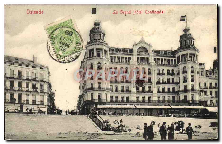 CPA Ostende Le Grand Hotel Continental
