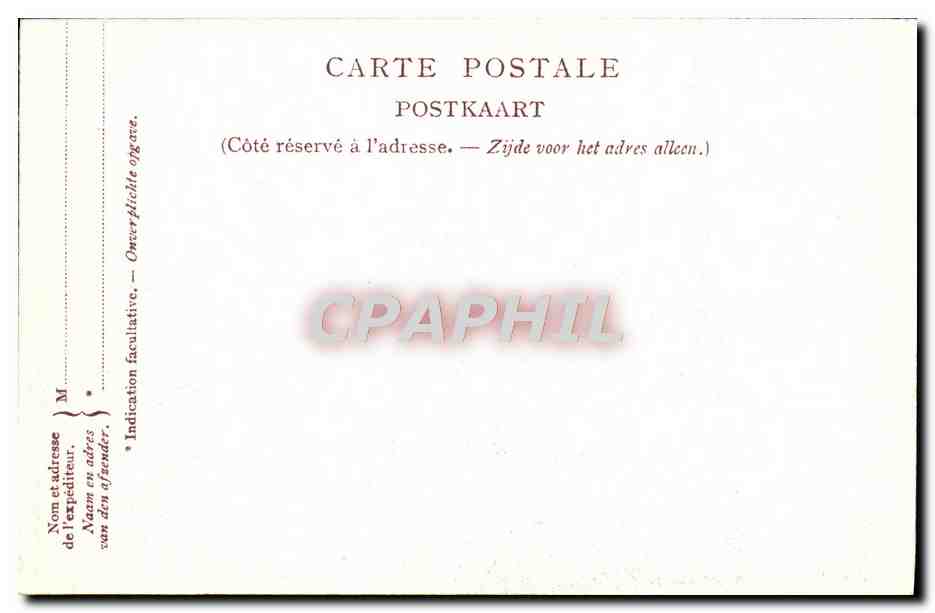 CPA Ostende Place Leopold — Rückseite