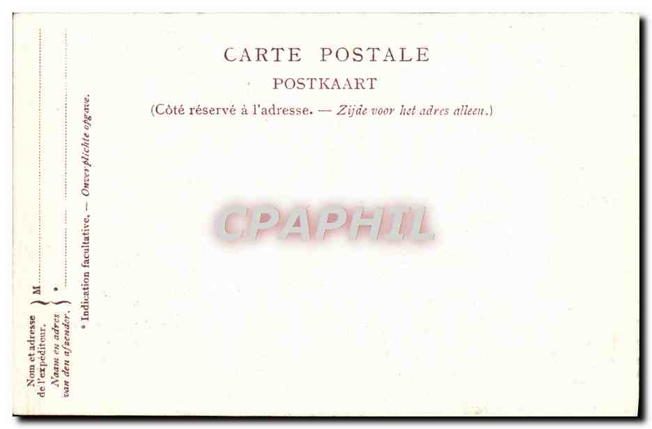 CPA Ostende Le Kursaal Entree du Salon de Lecture — Rückseite