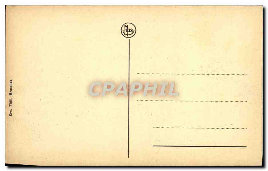 CPA Ostende La malle Stad Antwerpen Bateau — Rückseite