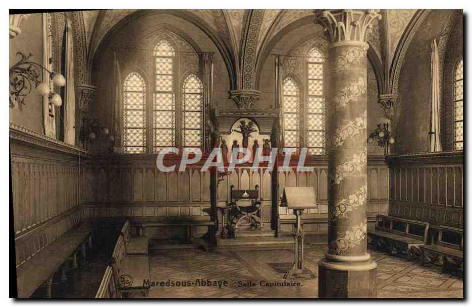 Maredsous-Abbaye — Salle Capitulaire — éditeur NELS, n° 38