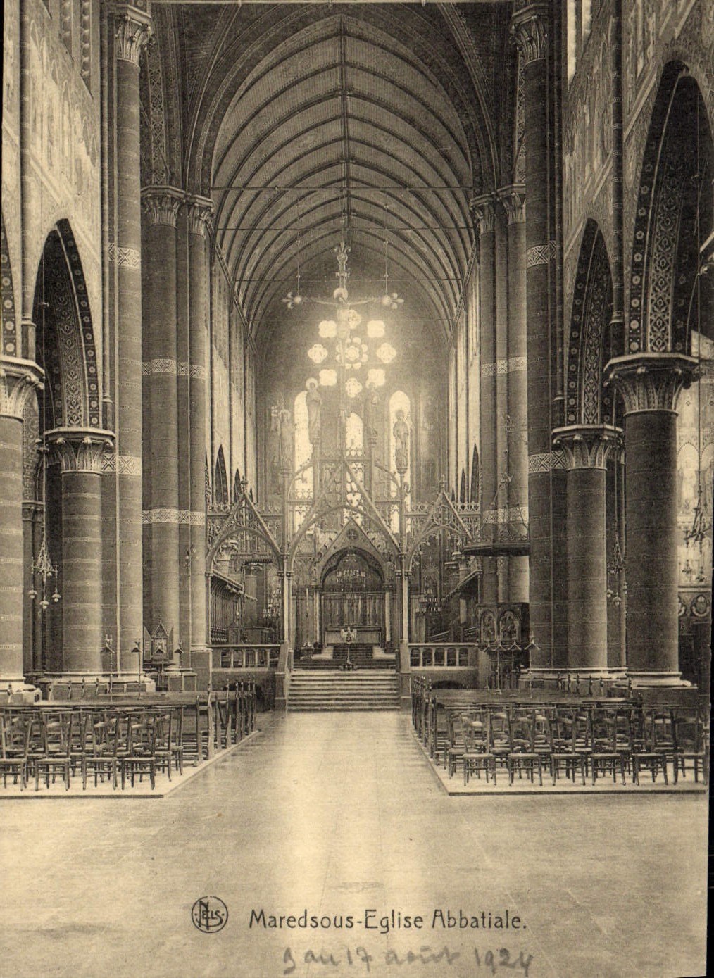 CPA Maredsous Eglise Abbatiale 
