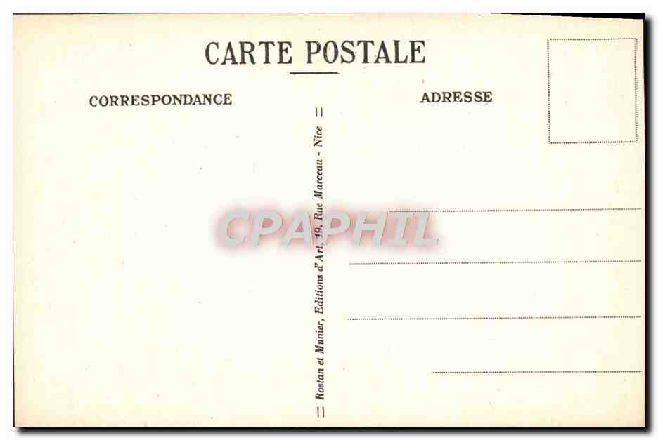 CPA Monaco Monte Carlo Les Terrasses et le Cap Martin Bateaux Paquebot — Rückseite
