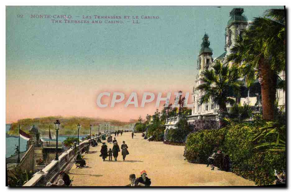 CPA Monaco Monte Carlo Les Terrasses et le Casino