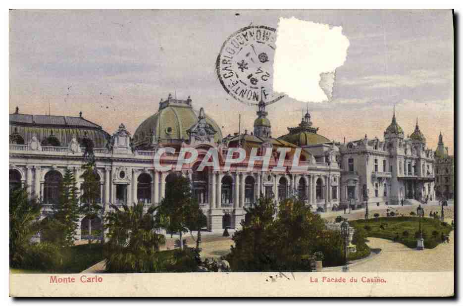 CPA Monaco Monte Carlo La Facade du Casino