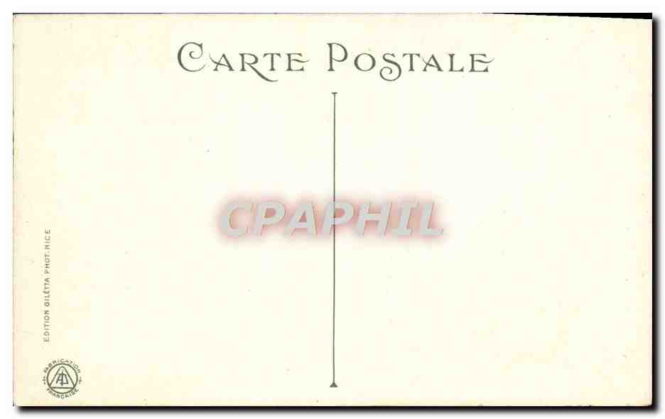 CPA Monaco La Principaute et le Cap Martin — Rückseite