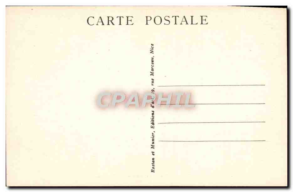 CPA Monaco Monte Carlo Le Casino et les Terrasses — Verso