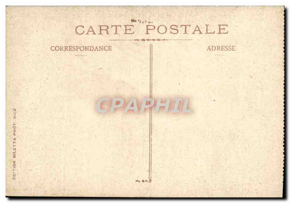 CPA Monte Carlo Les Terrasses Pendant le Concert — Rückseite