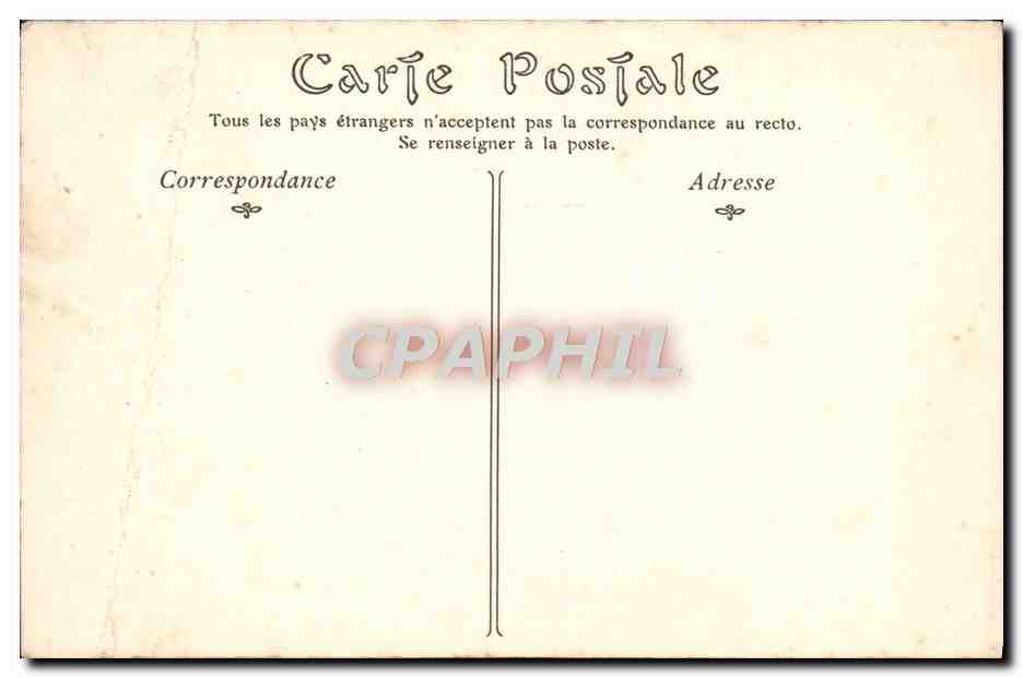 CPA Monte Carlo L'Hermitage et le grand hotel — Verso
