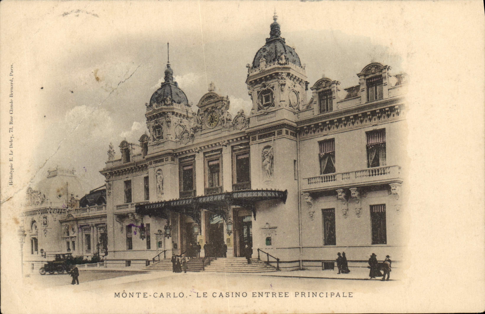 CPA Monte Carlo Le casino entree principale
