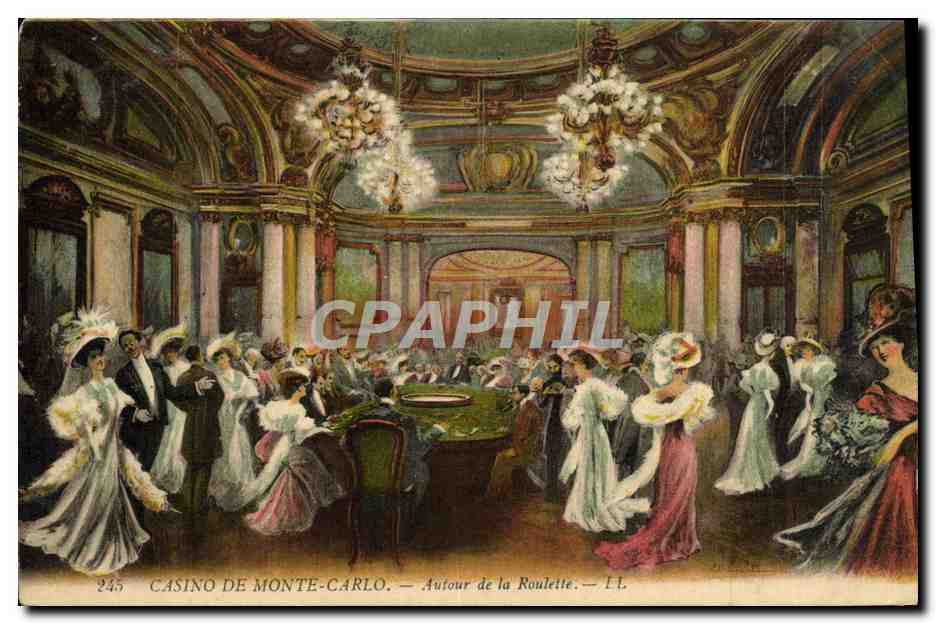 Casino de Monte-Carlo — Autour de la Roulette — LL