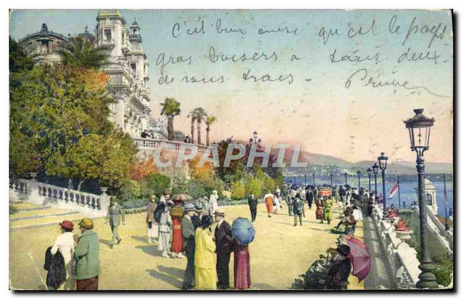 CPA Monaco Monte Carlo Le casino et les terrasses