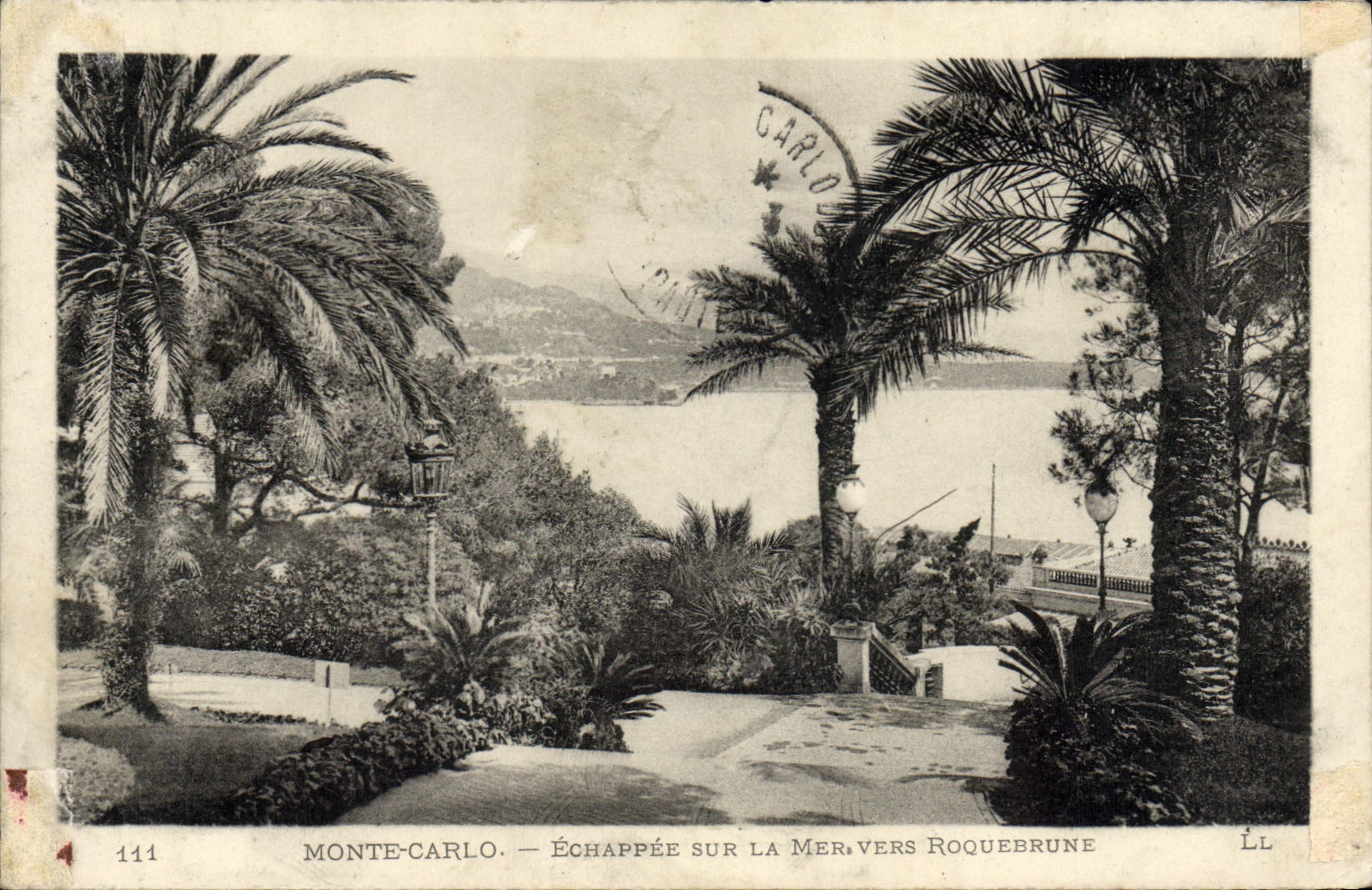 Monte-Carlo — Échappée sur la mer vers Roquebrune — LL, n°111