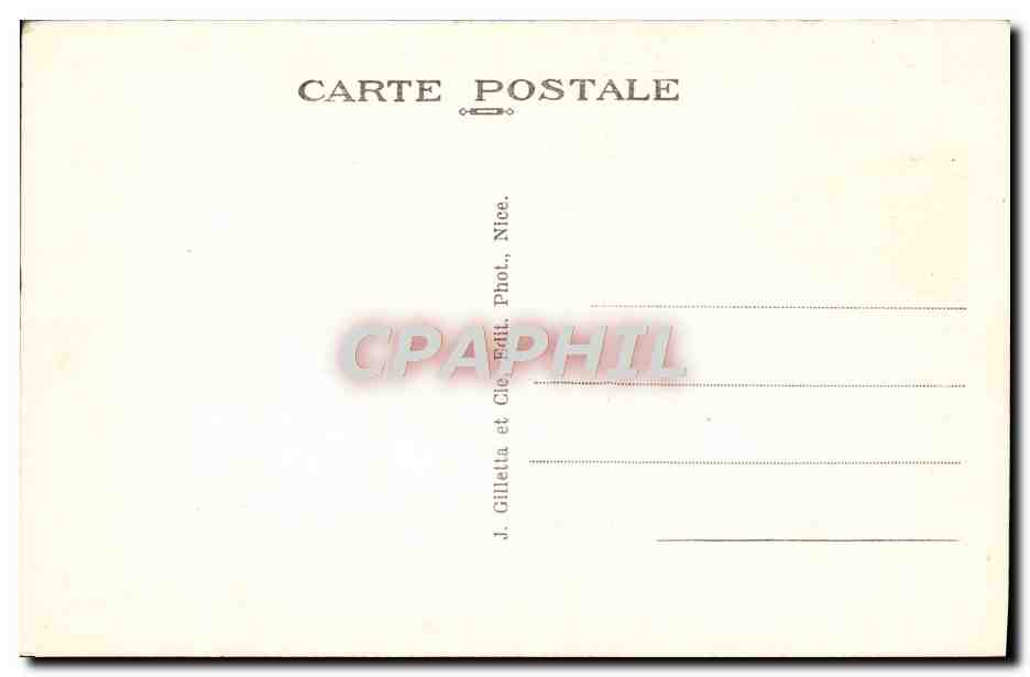 CPA Monaco Vue prise entre les fleurs — Verso