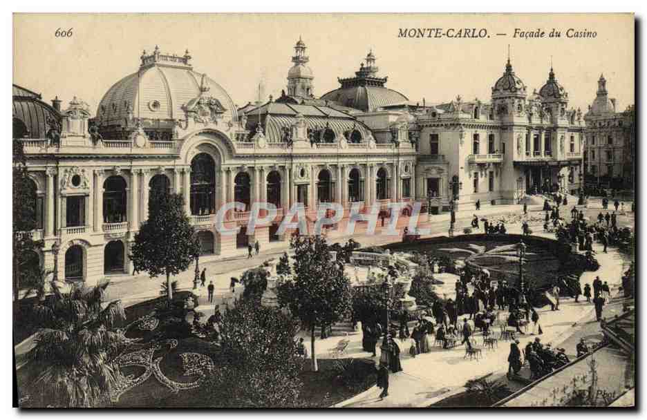 CPA Monaco Facade du casino