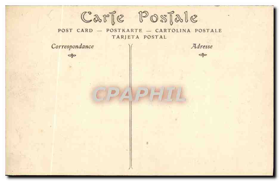 CPA Monaco Facade du casino — Rückseite