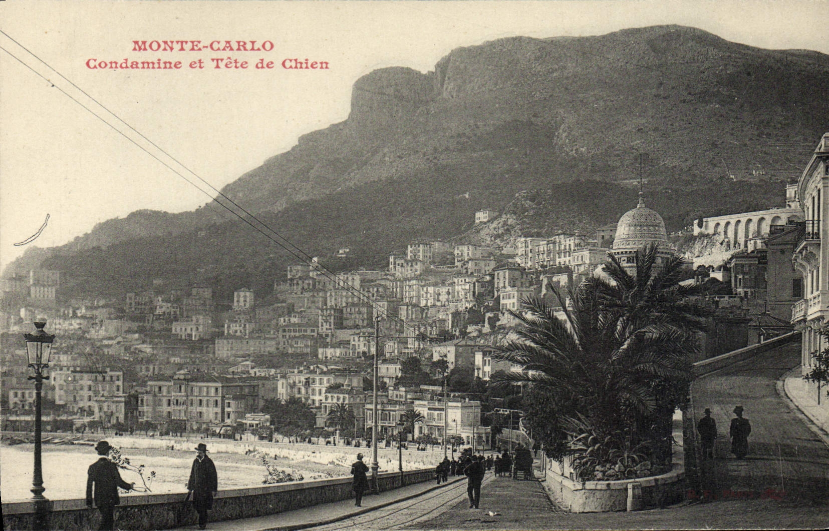 CPA Monaco Monte Carlo Condamine et Tete de Chien 