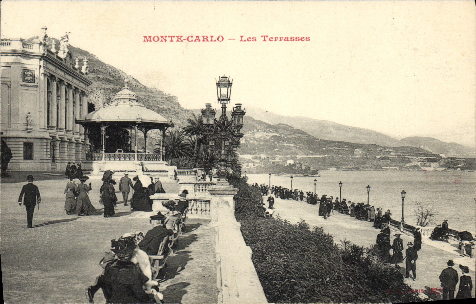 CPA Monaco Les terrasses