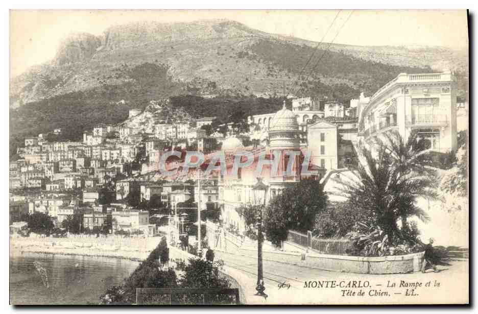 Monte-Carlo — La Rampe et la Tête de Chien — L.L. n° 969