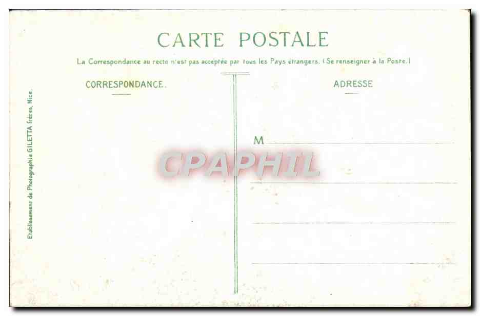 CPA Monte Carlo Nouvelle Salle de Jeu — Rückseite