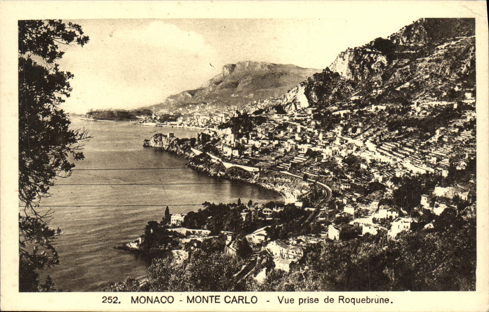 Monaco - Monte Carlo - View taken from Roquebrune