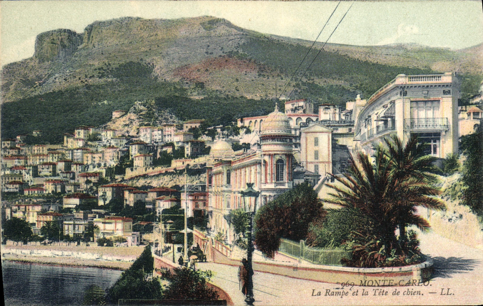 CPA Monte Carlo La Rampe et la Tete de Chien