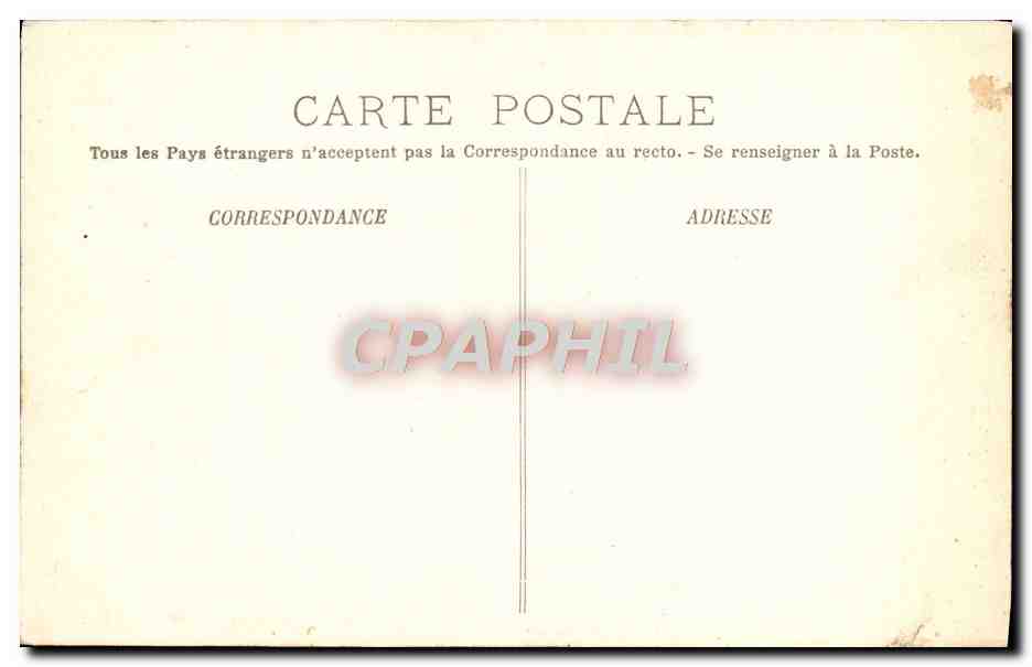 CPA Monte Carlo La Rampe et la Tete de Chien — Rückseite