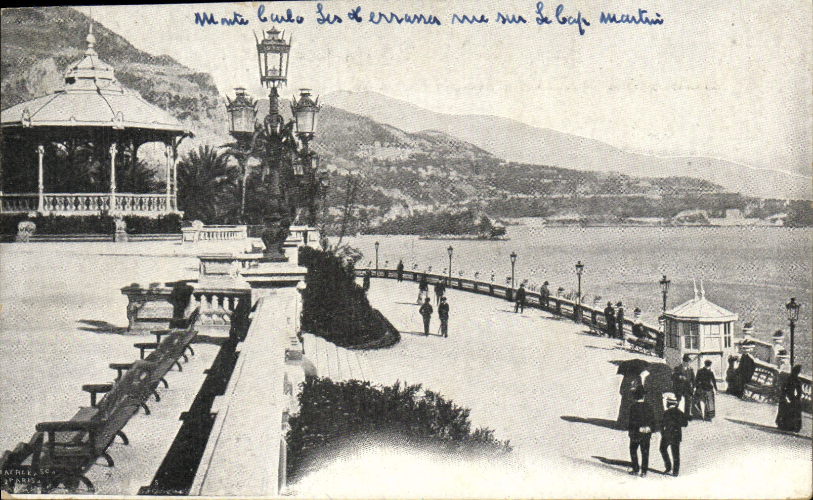 Monte Cubo - Les Terrasses Vue sur le Café Mantua — éditeur FACREK, SC, Paris