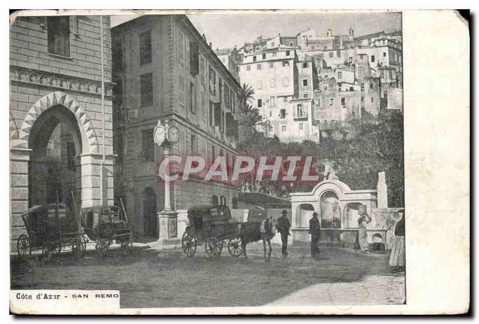 CPA San Remo Publicite Enfants nantais Coordonnerie populaire Place de Change Nantes