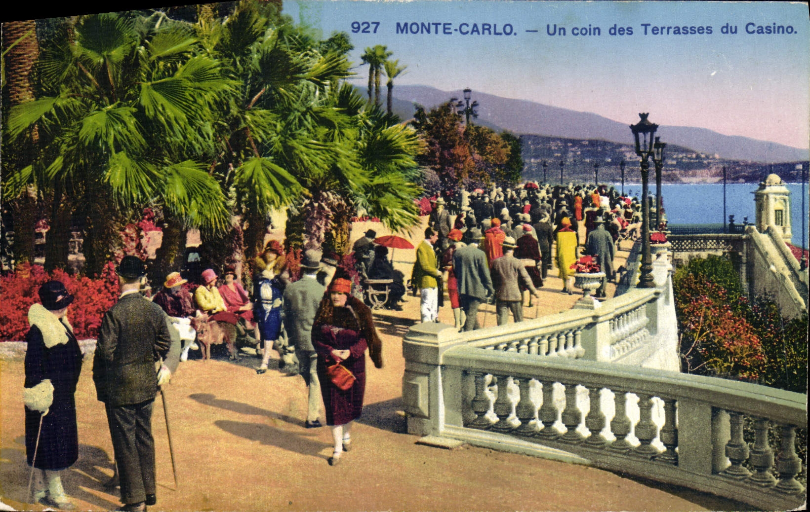 CPA Monte Carlo Un Coin des Terrasses du Casino