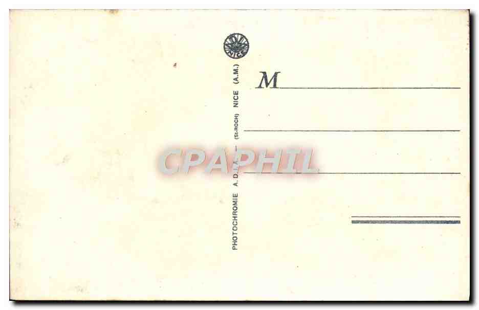 CPA Monte Carlo Un Coin des Terrasses du Casino — Rückseite