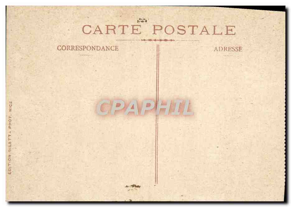 CPA Monaco La Ville et le Rocher — Verso