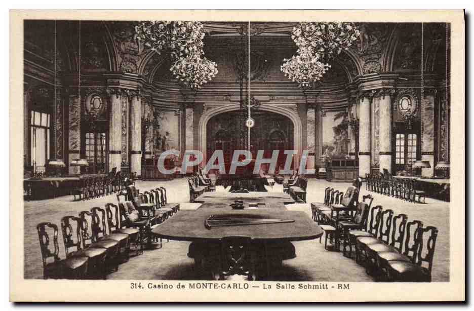 Casino de MONTE-CARLO — La Salle Schmitt — RM