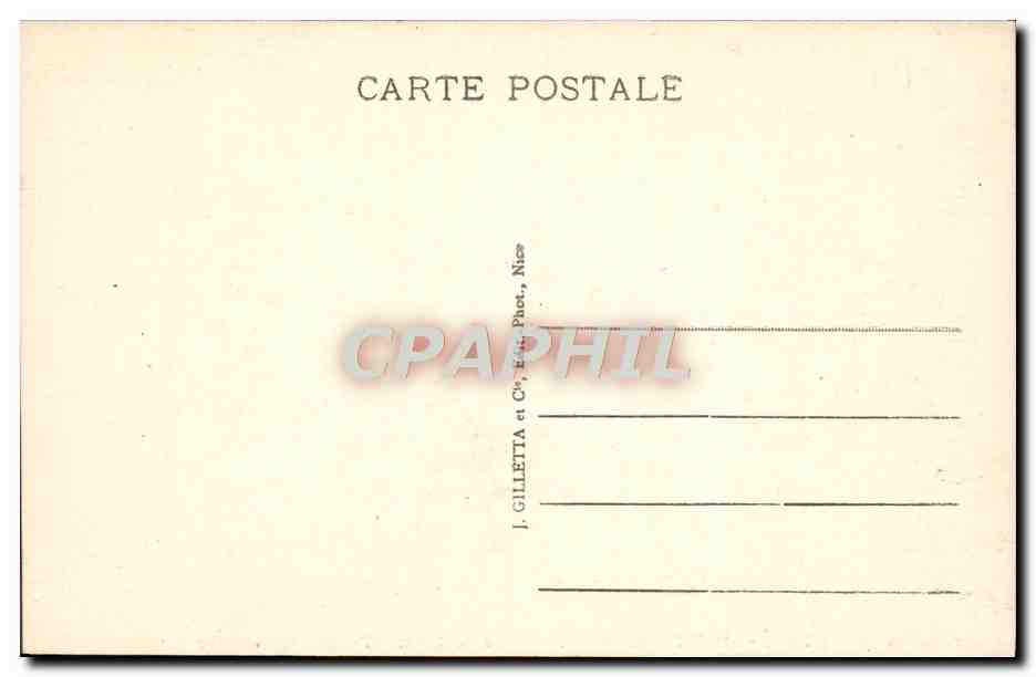 CPA Monte Carlo Salle de Jeux Trente Quarante — Verso