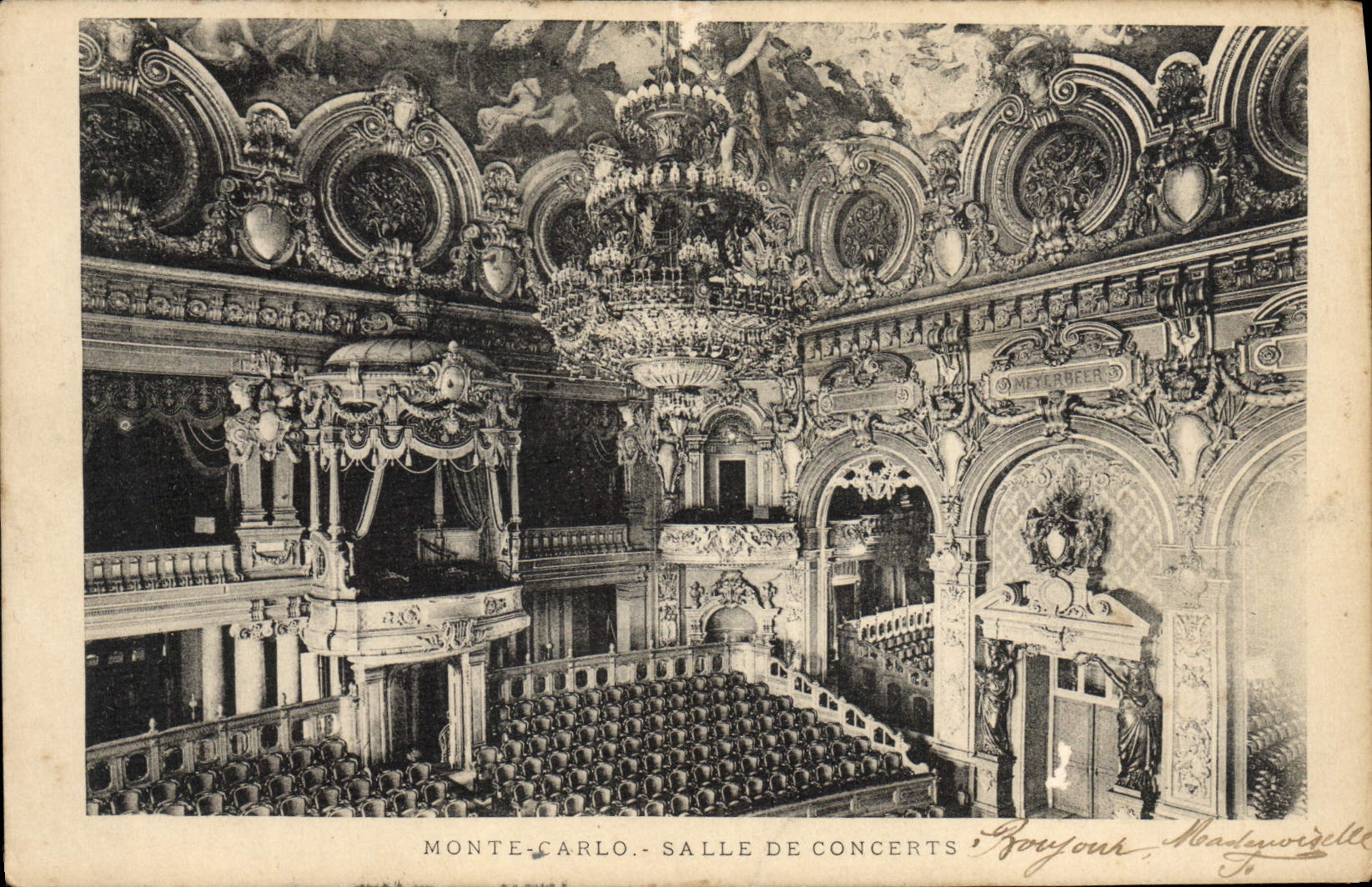 Monte-Carlo - Salle de Concerts — Meyerbeer — Boujouh, Montluçon