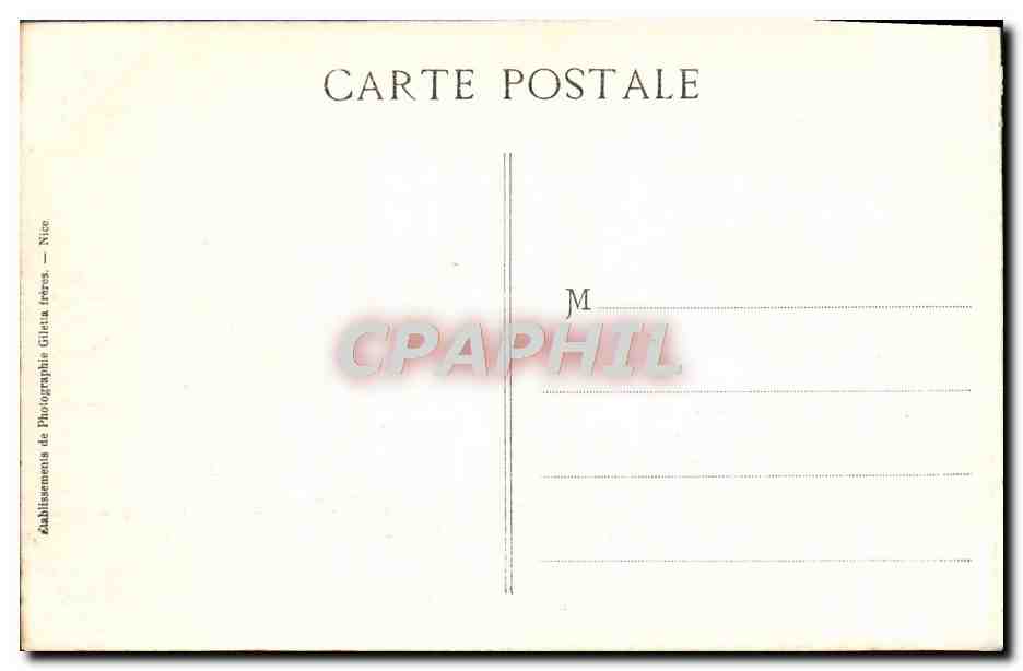 CPA Monte Corlo Vue Generale Le Port Bateaux — Rückseite