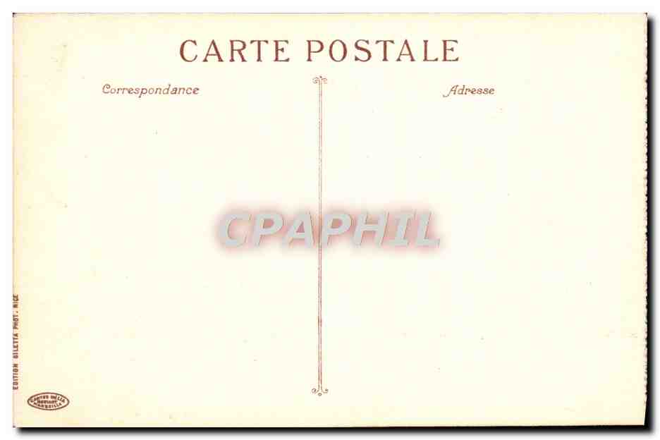 CPA Monte Carlo Les Terrasses Bateau Paquebot — Rückseite