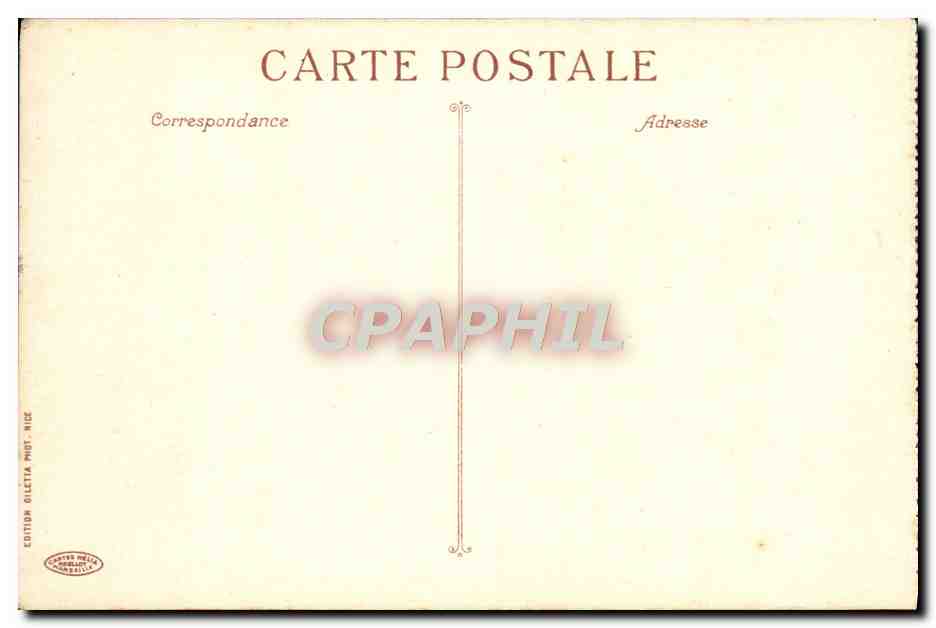 CPA Monte Carlo Vue Generale Le Port Bateaux — Rückseite