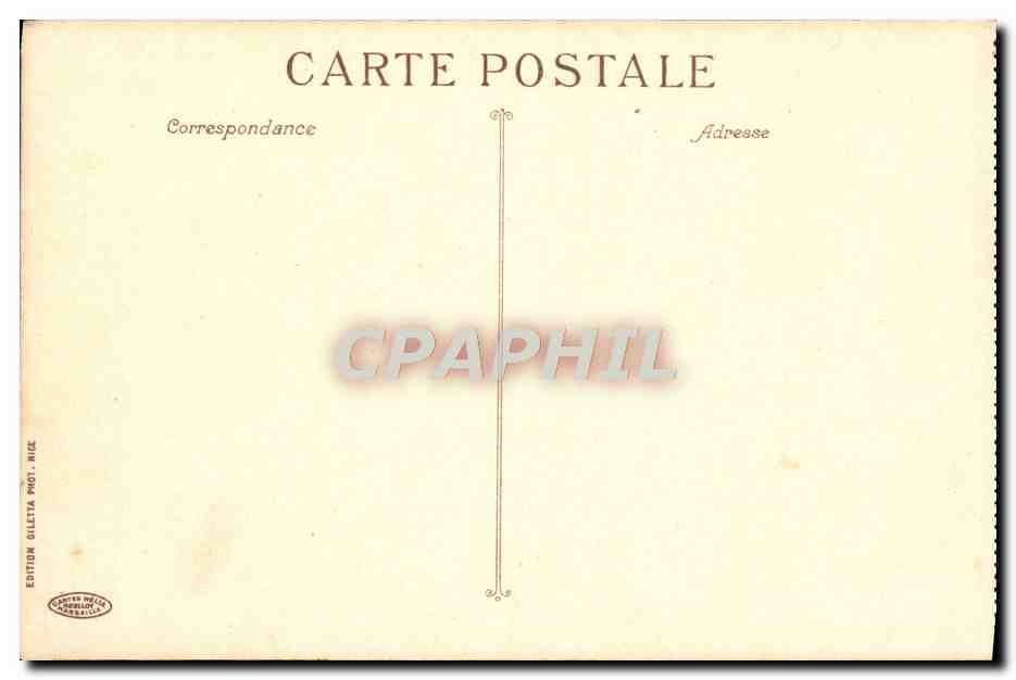CPA Monte Carlo Place du Casino Terrasse du Cafe de Paris  — Rückseite