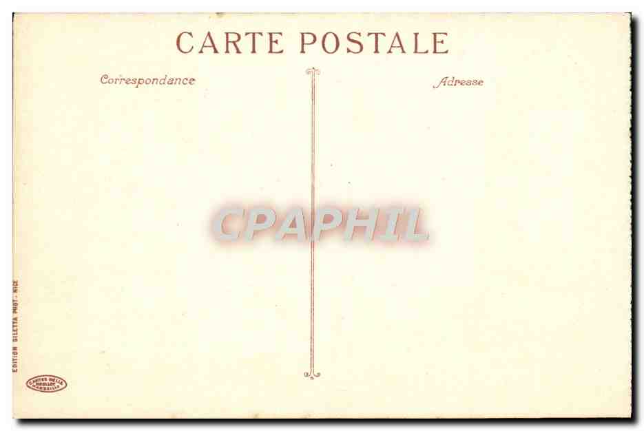 CPA Monte Carlo Palais du Prince — Rückseite