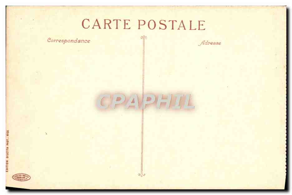 CPA Monte Carlo Le Theatre et Terrasses — Rückseite