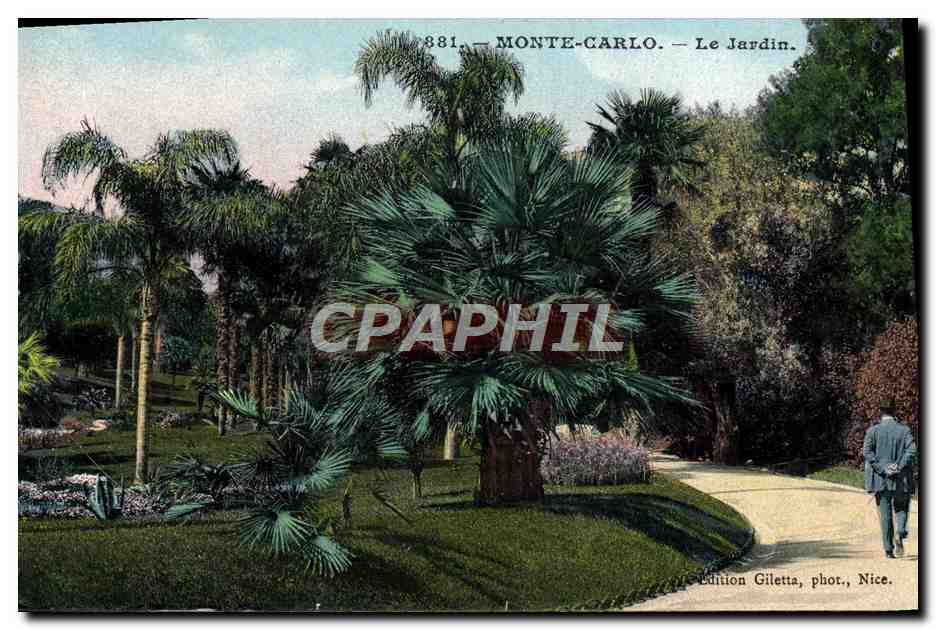 CPA Monte Carlo Le Jardin