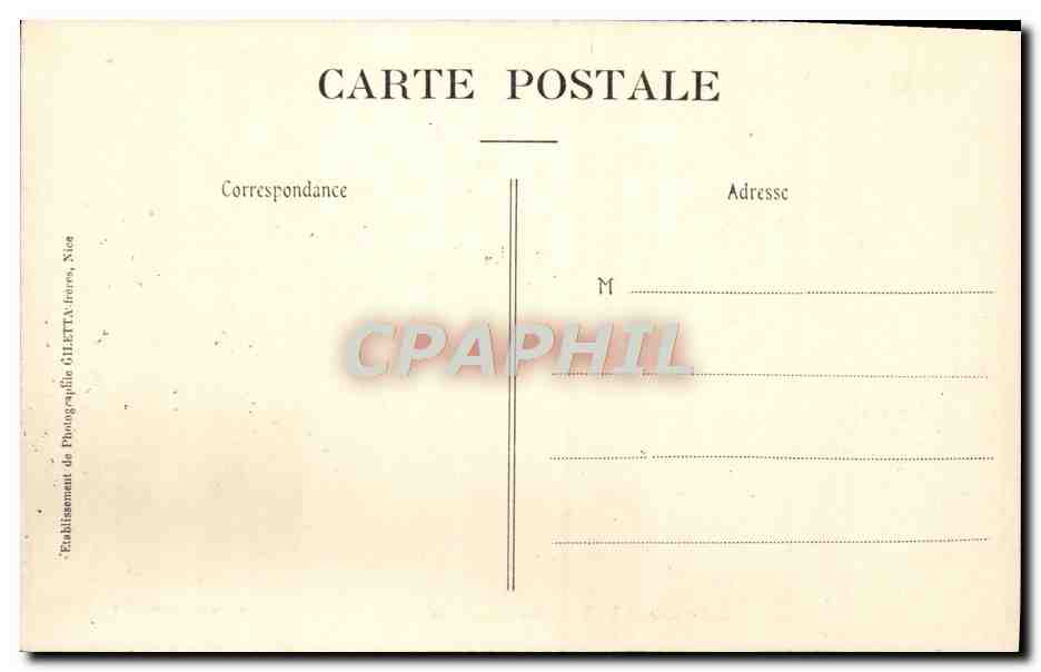 CPA Monte Carlo et le Tir Aux Pigeons — Rückseite