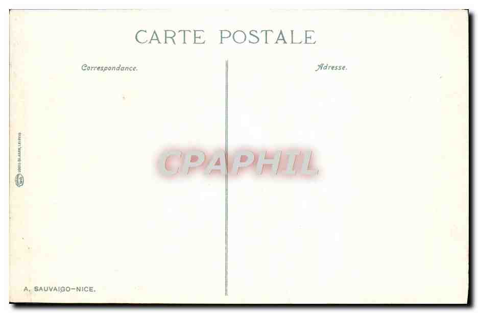 CPA Monte Carlo Vue Sur Les Bas Moulins — Rückseite