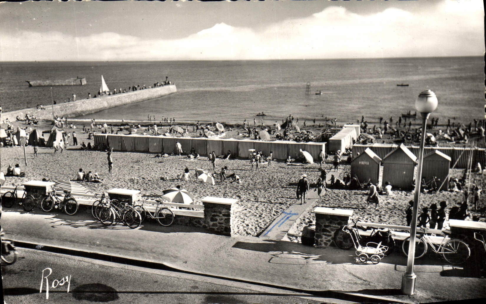 Croix-de-Vie — La Plage et la Mer — P. Chapeau, éditeur