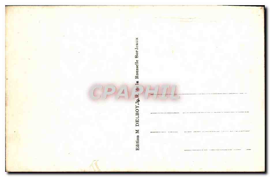 Bordeaux — Place de la Bourse — Delbroy, n°4 — Verso