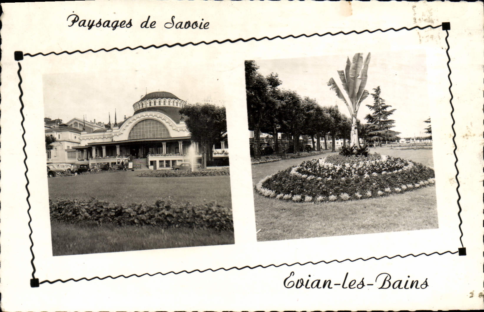CPM Evian Les Bains Le Casino et ses Jardins