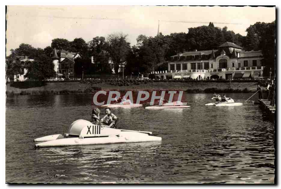Bagnolles-de-l'Orne — Lago y Casino de los Baños — Ediciones René Gallot