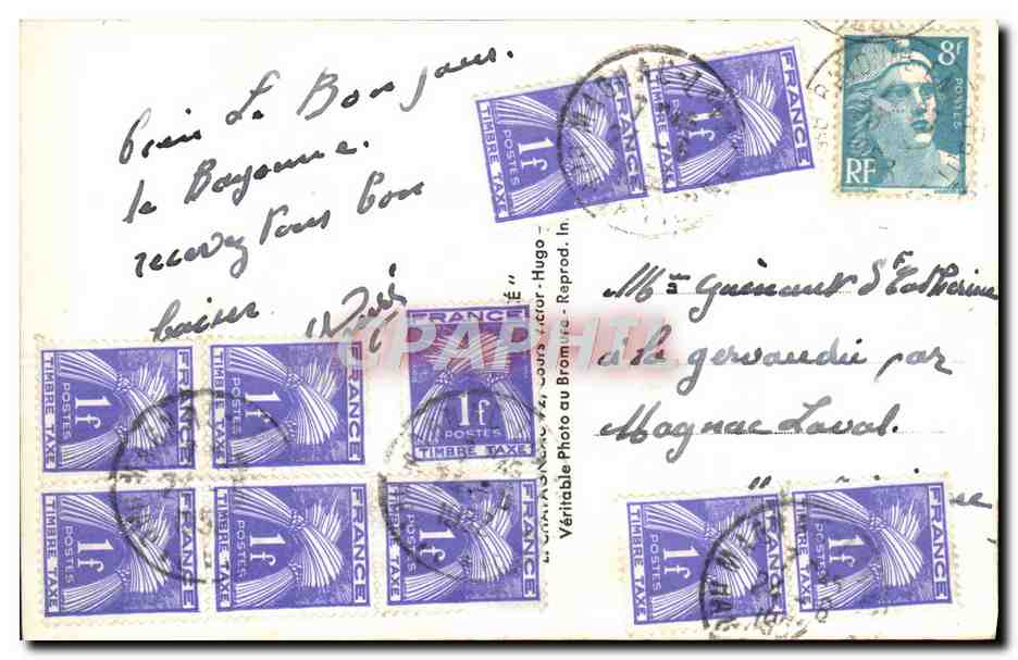 Bayonne — Souvenir de Bayonne — Éditeur Elcé — Verso